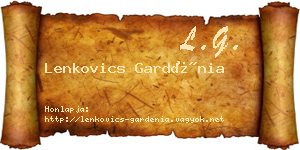 Lenkovics Gardénia névjegykártya